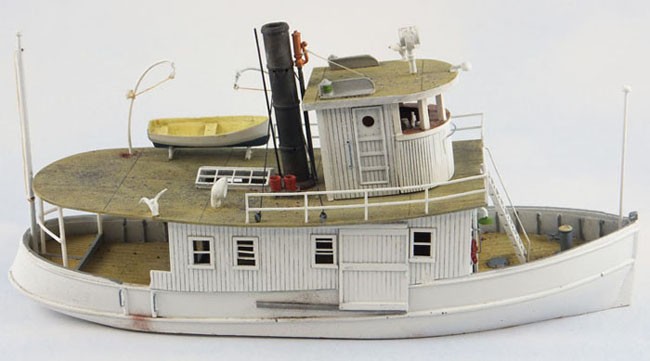 Build Along - 53' Coastal Steam Passenger Ferry - Sea Port Model Works -  Bruce Nickerson - New Tracks Modeling